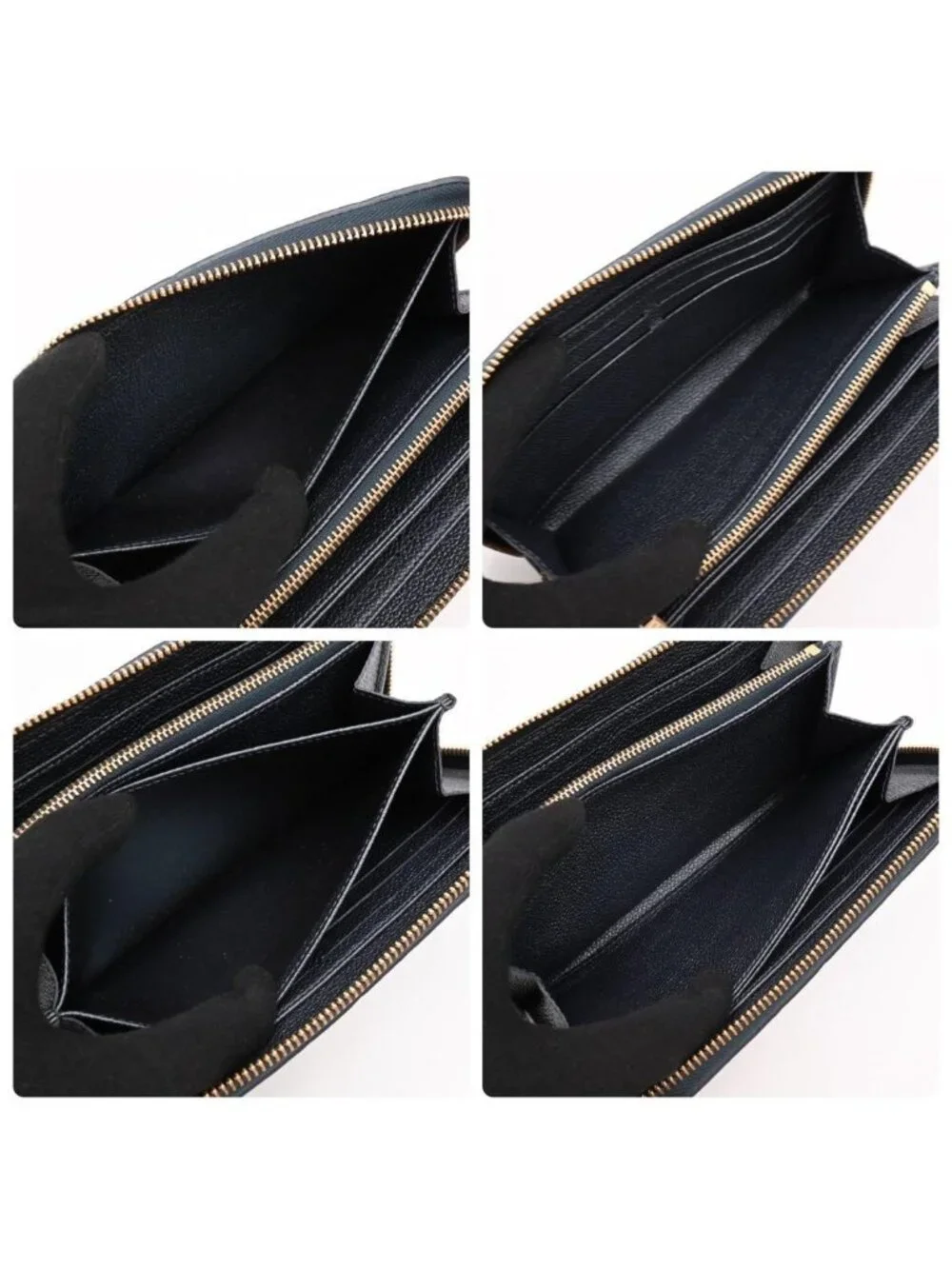 Louis Vuitton Zippy Wallet Empreinte Rhinestone